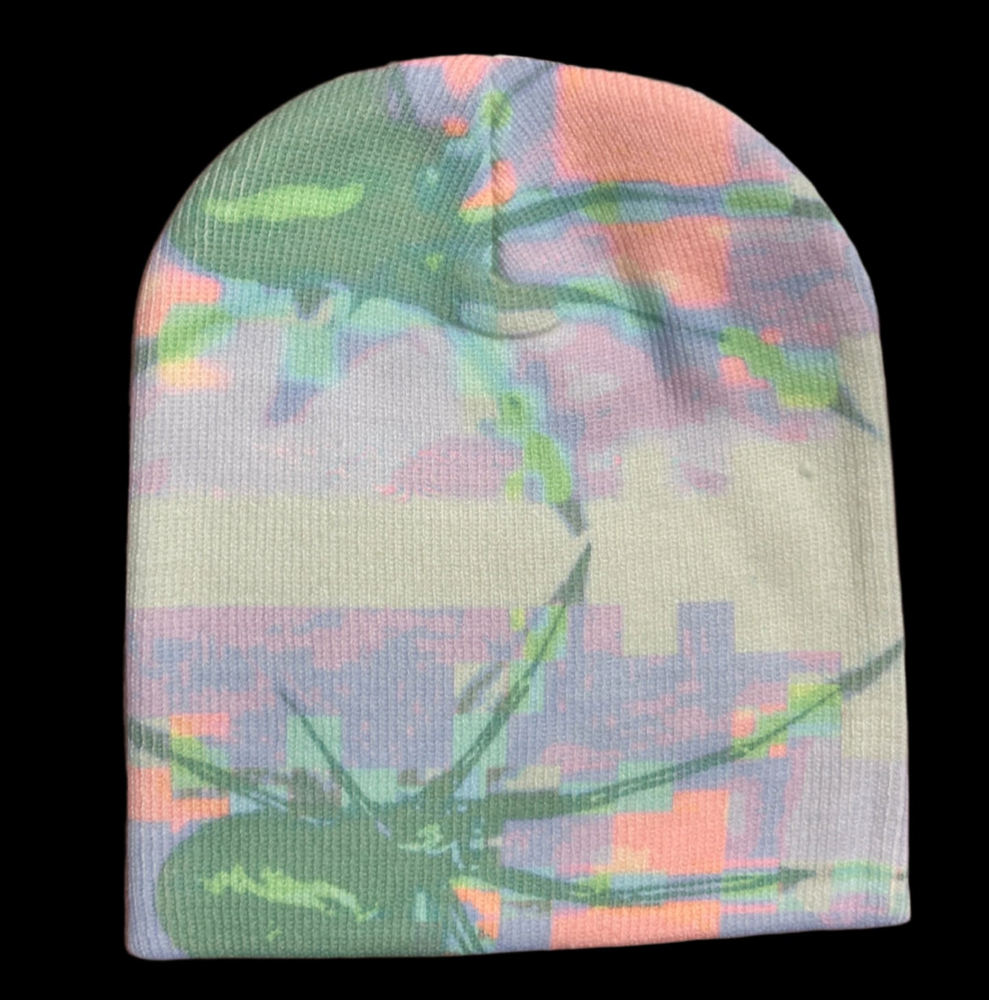 Glitch/invrt BW spider Beanie